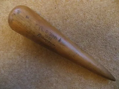 Vintage Maritime Antiques VINTAGE WOODEN FID Marked 1951ex Navy Collectible Tool • $41.09