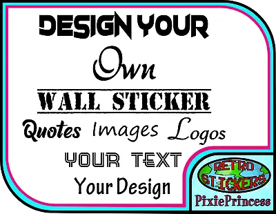 £5.50 • Buy Personalised Car Truck Van Custom Sticker Vinyl Decal Design Your Own Message