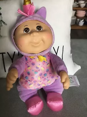 Cabbage Patch Kids Cutie Purple Unicorn 10”Plush Fantasy Friends Collection Baby • $4.50