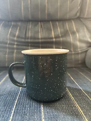 Coleman Speckled  Camping Cup Enamelware Coffee Mug Green • $5