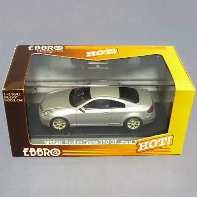 1/43 Nissan Skyline Coupe 350gt  Infiniti G35 Diecast Car Silver From Japan • $88