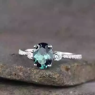Certified Natural Alexandrite 925 Sterling Silver Handmade Ring Gift Free Ship • $37.35