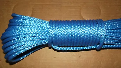 NEW 5/16 X 15' Dyneema Winch Line Synthetic Pulling Rope 12-Strand Braid • $14.50