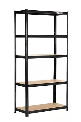 NEW Rhino Racking Boltless Garage Shelving Unit– Black  180 X 90 X 40cm 1000kg • £40.99