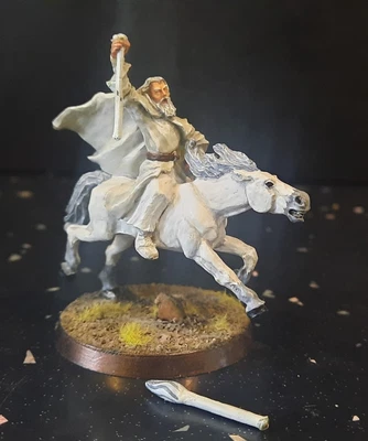 £4 • Buy Lord Of The Rings Gandalf The White On Shadowfax Metal Figure, Warhammer