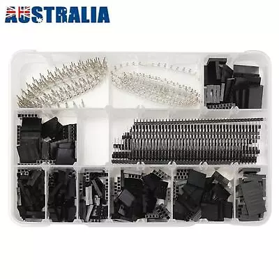 $25.25 • Buy 1450pcs 2.54mm DuPont Shell Jumper Head Single Double-layer Connector Shell Kit
