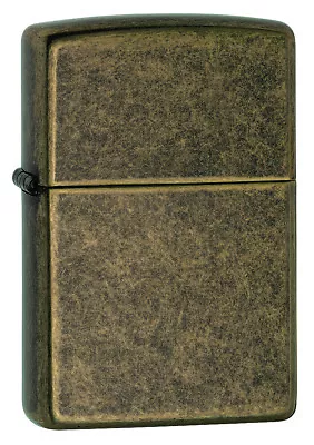 $54.99 • Buy New Genuine ZIPPO Windproof Lighter 201FB Antique Brass Free Post Save