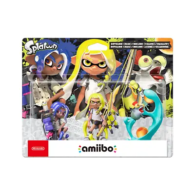 Nintendo Splatoon 3 Inkling Octoling & Smallfry Amiibo Triple Pack PREORDER • $119