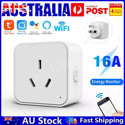 WiFi / Zigbee 16A Smart AU Socket Plug Voice Control For Alexa Google Home • $39.89