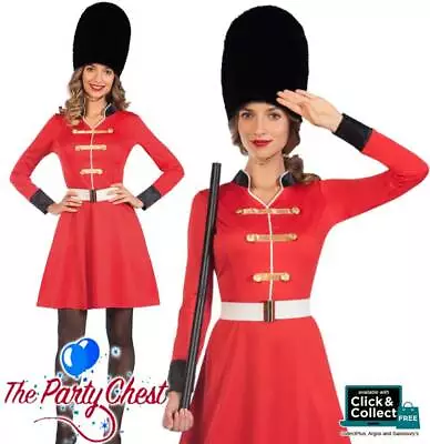 £32.95 • Buy BRITISH ROYAL GUARD COSTUME Ladies Queen's Jubilee Fancy Dress Outfit 9908745