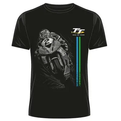 £15.99 • Buy   Official Isle Of Man TT Races Action Black T'Shirt - 20ATS7B