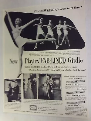 1951 Playtex Girdle  Advertisement Sexy Pin Up Underwear Vintage AD • $12.80