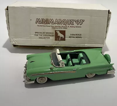 Minimarque 43 1:43 1957 Ford Fairlane Convertible Open US 50's No. 3 • $135