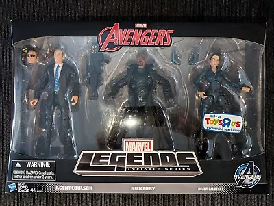 Marvel Legends Infinite Series NICK FURY MARIA HILL COULSON 3 Pack Toys R Us • $80