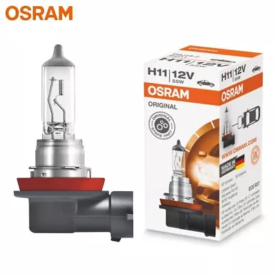 OSRAM H11 12V 55W PGJ19-2 Original Car Halogen Headlight 3200K Standard Lamp OEM • $8.90