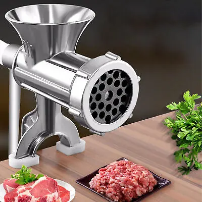 Manual Meat Grinder Heavy Duty Sausage Maker Food Grinder Hand  • $50.59