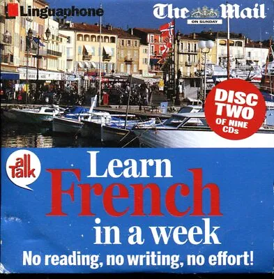 Linguaphone - Learn French  - Nine Part Course - Part 2 / Newspaper  Audio CD • £1.20