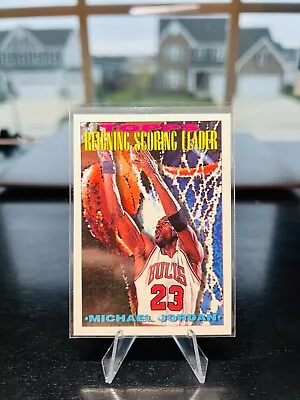 1994 Topps Michael Jordan #384 Reigning Scoring Leader HOF Bulls • $8.10