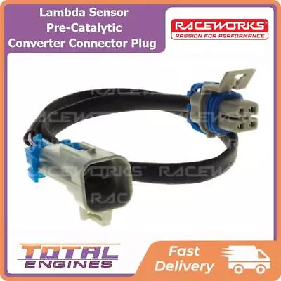 Raceworks Lambda Sensor Pre-Catalytic Converter Connector Plug Fits Holden Vectr • $49.85