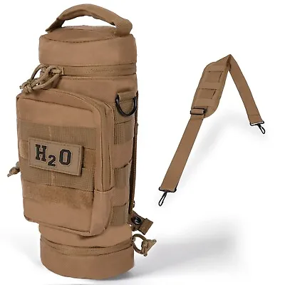 Orca Tactical Molle Water Bottle Pouch Military H2O Holder Hiking Gear Pack Bag • $22.50