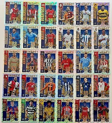 Topps Champions League 23/24 2023/2024 - PARALLEL Gold Impact Sticker Choose • £7.78