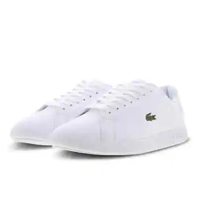 LACOSTE GRADUATE BL21 1  White/White UK 10 EU 28 INFANT / KIDS TRAINERS SNEAKERS • £24.99