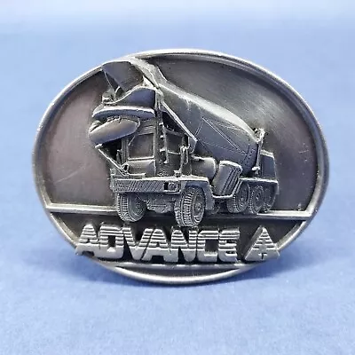 Siskiyou Belt Buckle Advanced Cement Mixer Truck Vintage 1989 Ft Wayne • $25.99