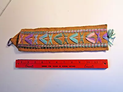 Vintage Preowned Yardstick From  Grants  Department Store--handmade Burlap Case • $11