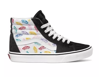 Vans Sk8-Hi Shoes Sneakers RRP $130 Canvas & Suede Upper Skate Off The Wall SALE • $49.99