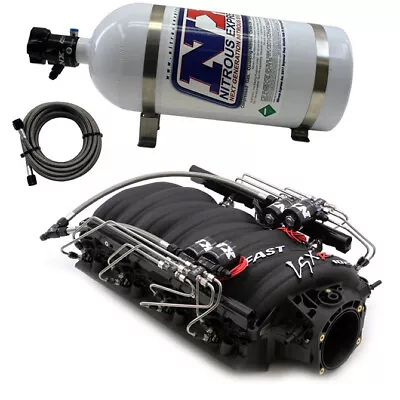 INTAKE011 Nitrous Express Fast 102 Manifold- LS3/L92 Heads- NX Shark Direct Port • $3648.24