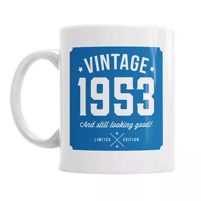 70th Birthday Gift Present Idea For Men Women Ladies Dad Mum Happy 70 Mug • £8.95