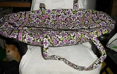 Vera Bradley XL Duffel Bag In Retired PLum Petals Pattern (B) • $69