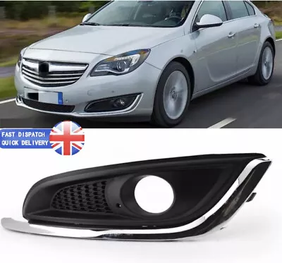 Left Front Bumper Fog Light Cover Grille Trim For Opel Vauxhall Insignia 13-17 • £28.99