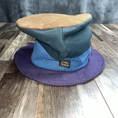 Venetian Paradise Top Hat Tall Mad Hatter Blue Green Purple Theater Play • $68.87
