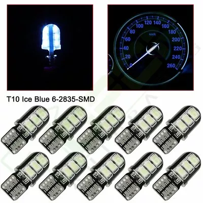 10x W5W T10 194 168 2825 Error Free Bulb Car LED Bulbs 12V 5W Ice Blue For Ford • $9.59