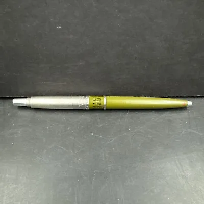 Vintage Parker Perpetual Calendar Date Jotter Ballpoint Pen Green Silver Tone • $13.49