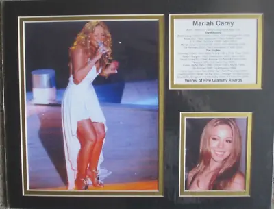 Mariah Carey 11  X 14  - 2 Photos Matted & Ready To Be Framed Beautiful ! • $11.99