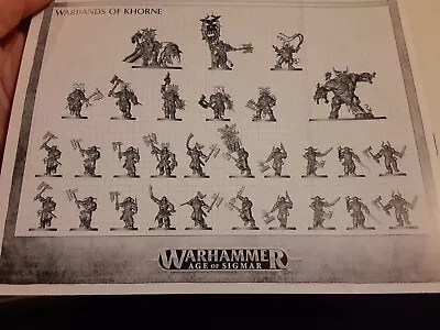 Warhammer Age Of Sigmar Warbands Of Khorne Army Lot New On Sprue AOS • $145