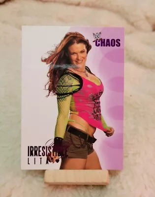 $7.99 • Buy WWE Chaos Irresistible Lita #7 2004 Fleer
