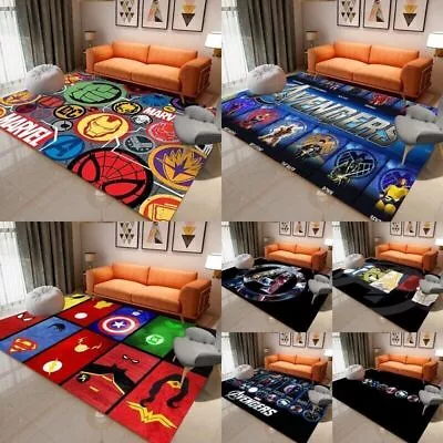 Marvel Avengers Floor Rug Carpet Bedroom Doormat Living Room Kids Xmas Gifts • £51.28