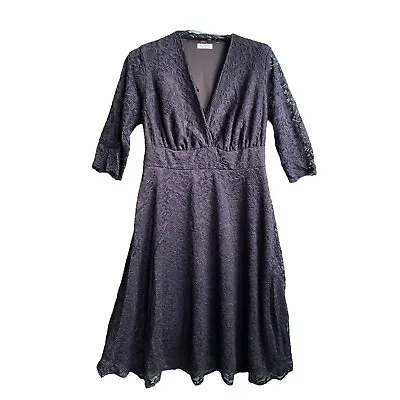 Kiyonna Lace Dress -0X- Black NWT • $36.67