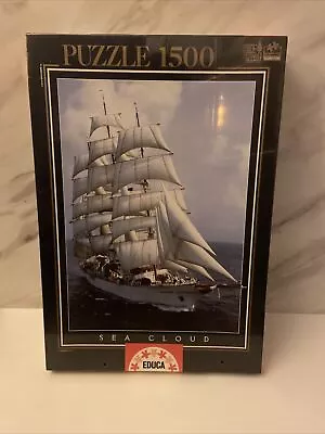 Educa 1500 Piece Jigsaw Puzzle  - Sea Cloud - NEW • £19.99