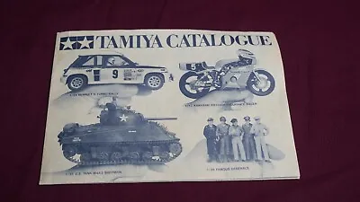 Tamiya Catalogue Sheet 1982 Some Yellowing But Good Condition • £7.99