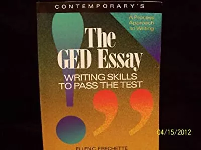 The GED Essay Paperback Ellen Frechette • $12.95