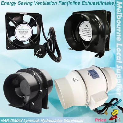 AC Fan 4  Intake Exhaust Axial 6  Vent Fan 2 Speed Fan 6  Ventilation Silent Fan • $34