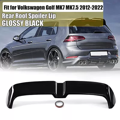 For Volkswagen VW Golf 7 MK7 7.5 GTI 2014-19 Gloss Black Rear Roof Spoiler Wing • $134.98