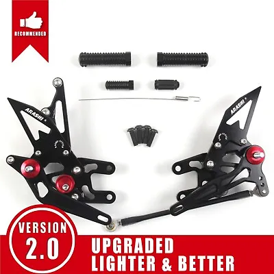 Rearsets Foot Pegs Pedals For Kawasaki Z1000 / Z1000SX/ Ninja1000 2014 - 2017 BK • $147.40