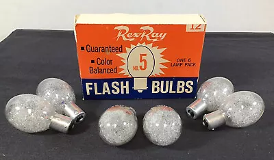 Vintage Rex-ray Flash Bulbs 6 Pack Bulbs Never Used Rare • $12.95