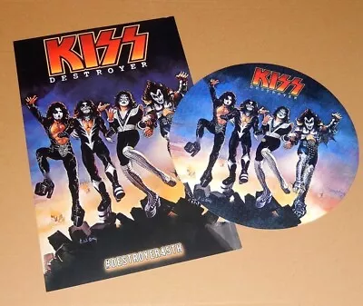 KISS Destroyer 45th ANNIV 2021 PRO SLIPMAT + LITHO / POSTER SET Band ACE FREHLEY • £18.05