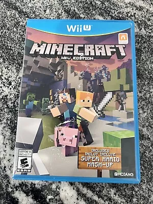 Minecraft Wii U Edition WiiU Game - No Manual Damaged Case • $14.95